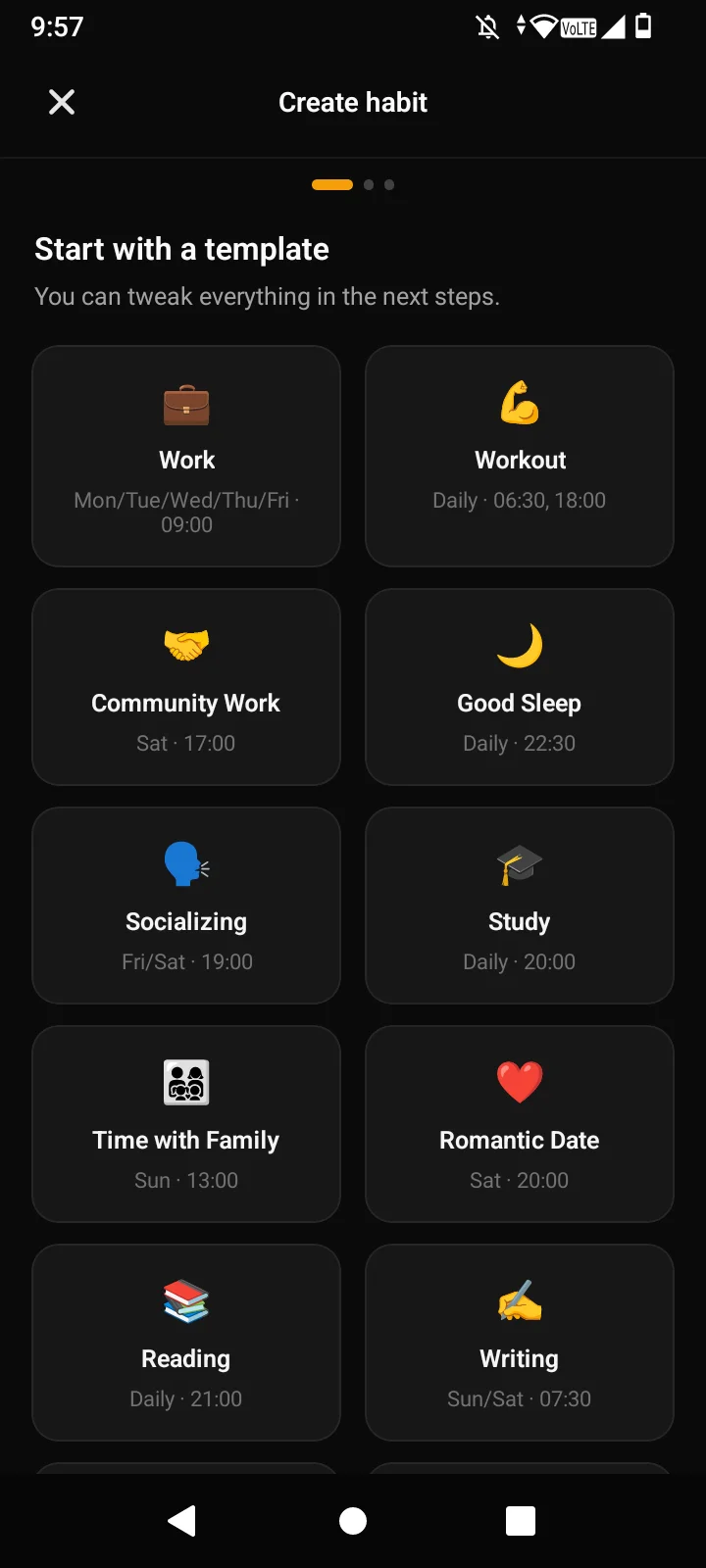 Creating a habit connected to an identity